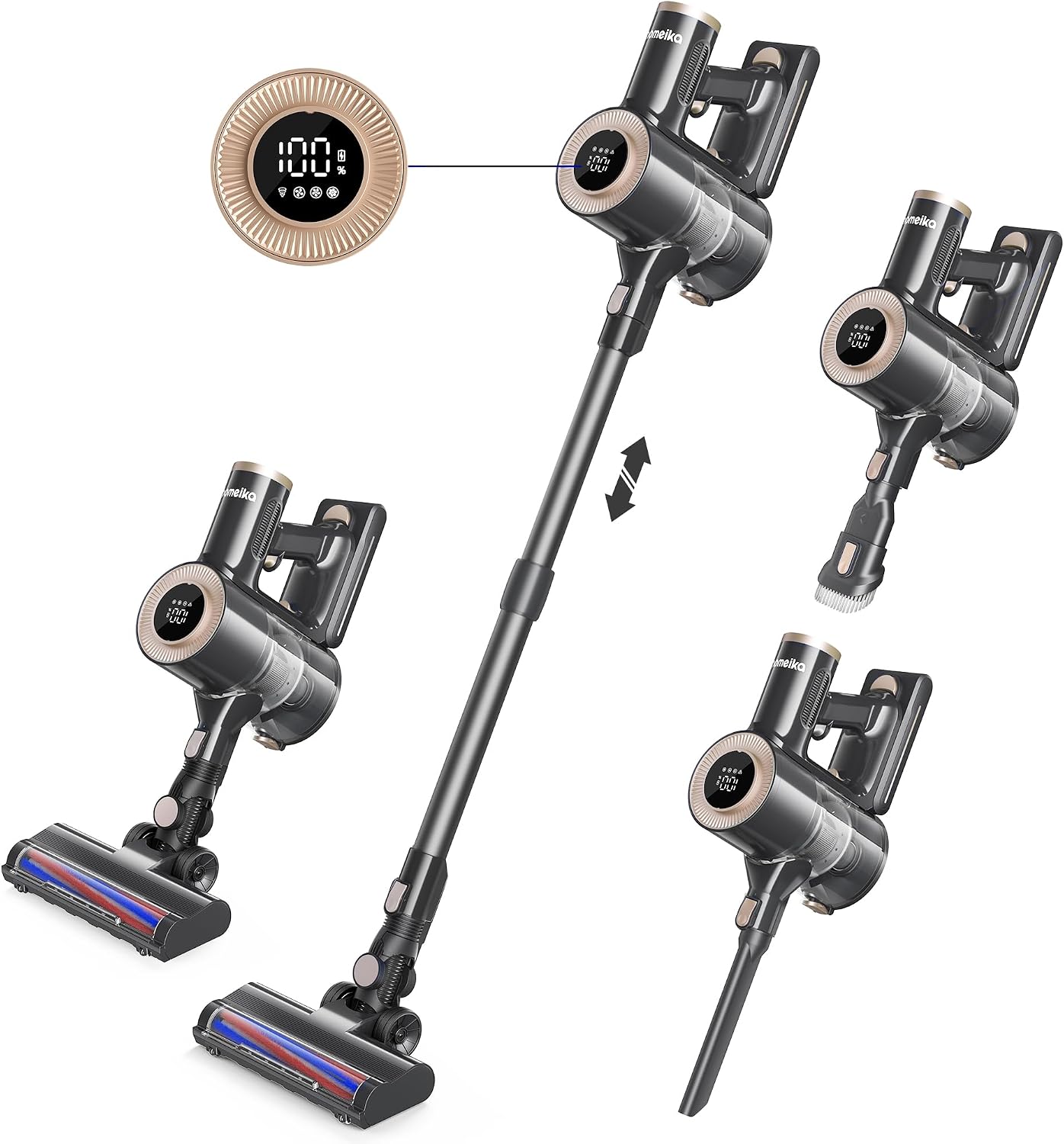 Homeika Cordless Stick Vacuum, 28Kpa