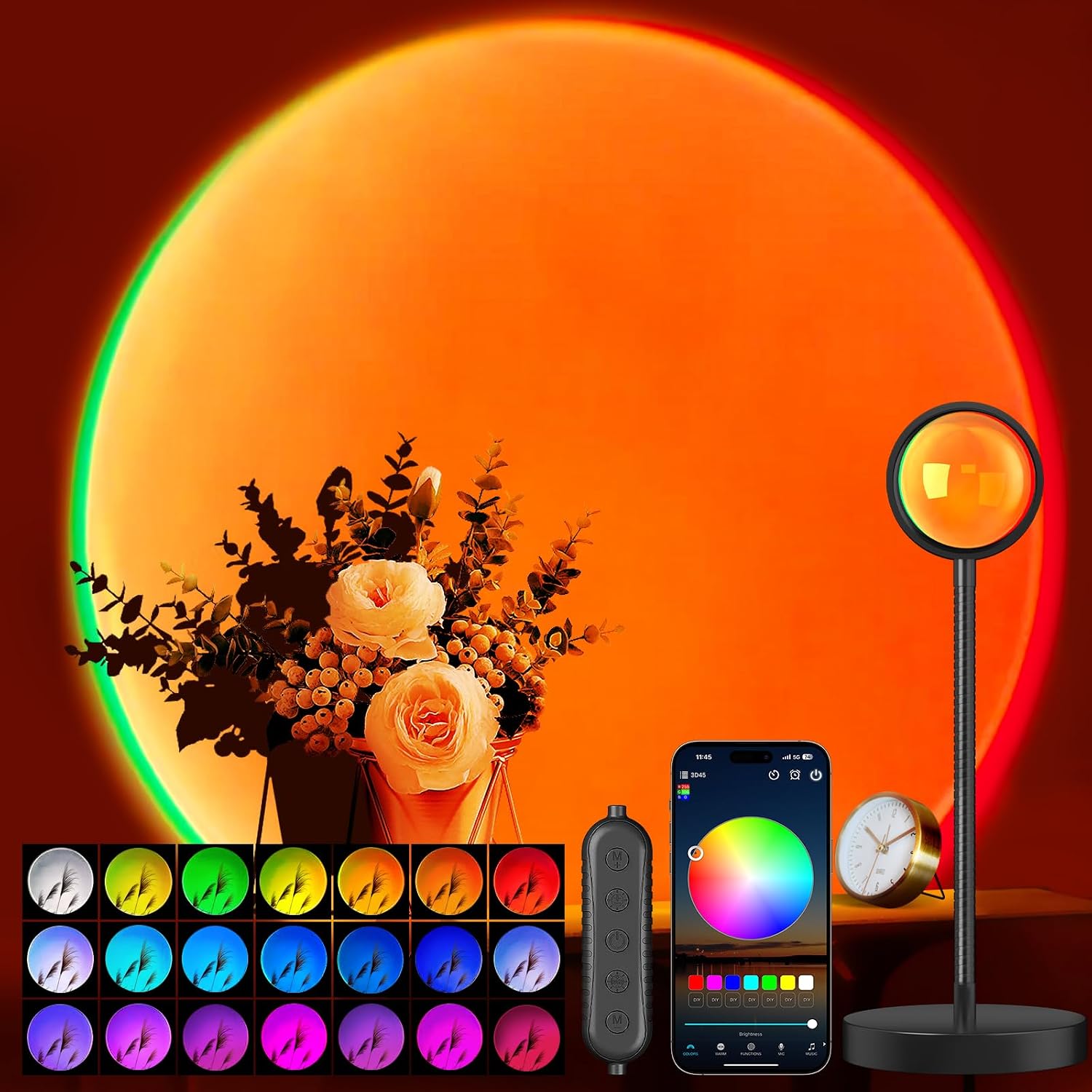 Neroupe Sunset Lamp Projector