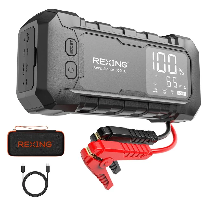 Rexing 3000A jump starter