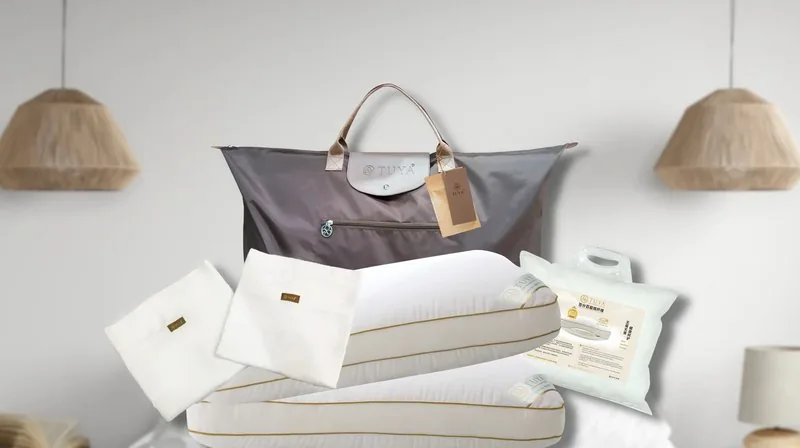 Tuya rose pillows and organic cotton sleep sets